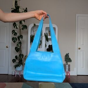 SOLD - Giani Birnini Bright Blue Vintage Shoulder Bag